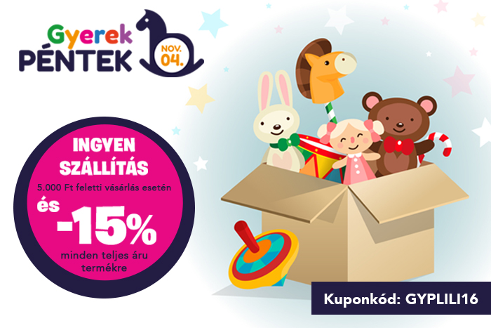 Gyerek péntek a Liliput Játékországban - 2016.november.4.